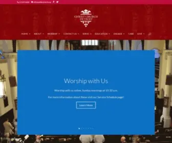 ChristCD.org(Christ Church is a beacon of hope in Detroit) Screenshot