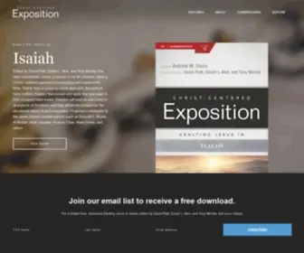 Christcenteredexposition.com(Christ-Centered Exposition) Screenshot