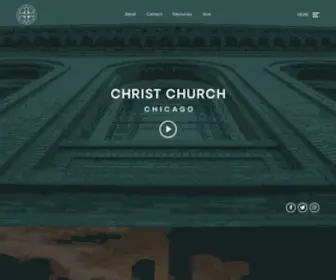 Christchicago.org(Christ Church Chicago in the Woodlawn neighborhood of Chicago) Screenshot