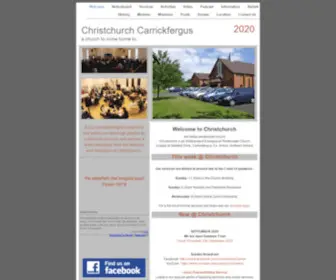 Christchurch.uk.com(Christchurch Carrickfergus a church to come home to) Screenshot