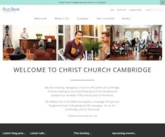Christchurchcambridge.org.uk(We are a mix of people from different backgrounds and at different stages of spiritual growth) Screenshot