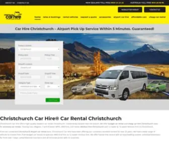 Christchurchcarhire.co.nz(Car Rental Christchurch) Screenshot