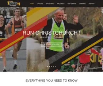 Christchurchmarathon.co.nz(Christchurch Marathon) Screenshot