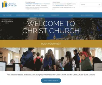 Christchurchphila.org(Christ Church) Screenshot