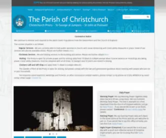 Christchurchpriory.org(Parish of Christchurch) Screenshot
