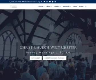 Christchurchwc.org(Christ Church West Chester) Screenshot