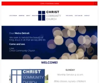 Christcommchurch.org(Christ Community Church) Screenshot