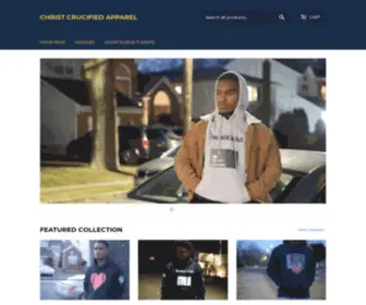 Christcrucifiedapparel.com(Christ Crucified Apparel) Screenshot