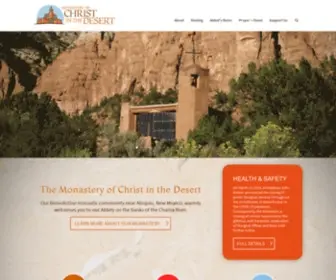 Christdesert.org(Benedictine Abbey of Christ in the Desert Benedictine Abbey of Christ in the Desert) Screenshot