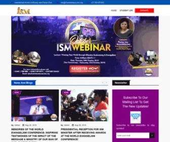 Christembassy-ISM.org(The International School of Ministry (ISM)) Screenshot