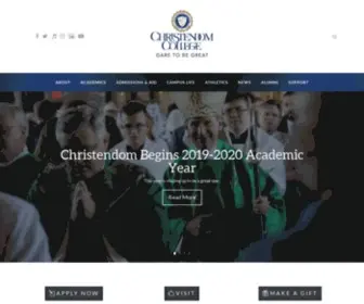 Christendom.edu(Christendom College) Screenshot