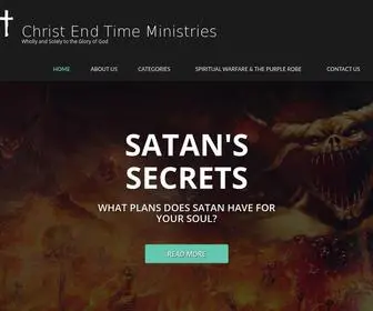 Christendtimeministries.com(Christ End Time Ministries) Screenshot