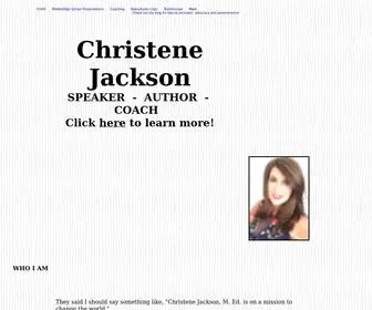 Christenejackson.com(Intentional Synergy) Screenshot