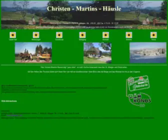 Christenmartinshaeusle.de(Urlaub auf dem Bauernhof) Screenshot