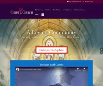 Christepiscopalballstonspa.com(Christ Episcopal Church) Screenshot