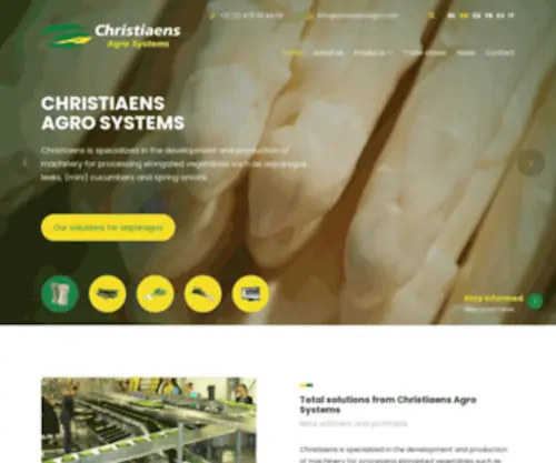 Christiaensagro.com(Christiaens Agro B.V) Screenshot
