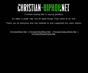 Christian-Hiphop.net(24 hour Christian Hip Hop Internet Radio) Screenshot