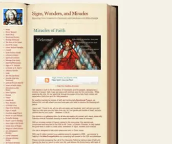 Christian-Miracles.com(Miracles of Faith) Screenshot