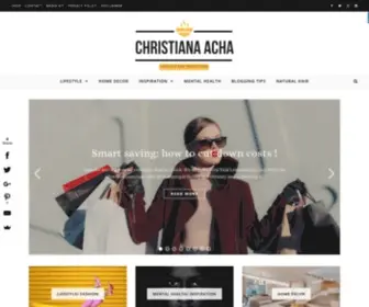 Christianaacha.com(A self) Screenshot