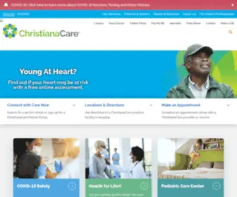 Christianacare.org(Healthcare) Screenshot
