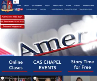 Christianamericanschool.com(CAS Website) Screenshot