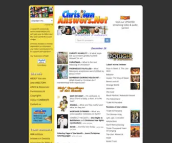 Christiananswers.net(Christian Answers Network) Screenshot