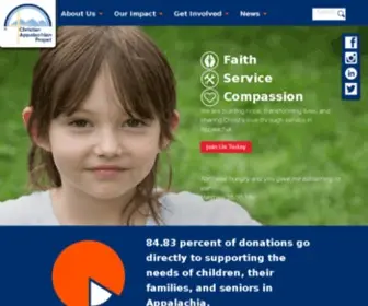 Christianapp.org(Christian Appalachian Project) Screenshot