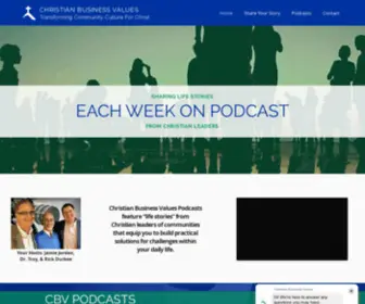 Christianbusinessvalues.com(Christian Business Values podcast) Screenshot