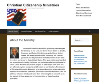 Christiancitizenshipministries.org(Christian Citizenship Ministries) Screenshot