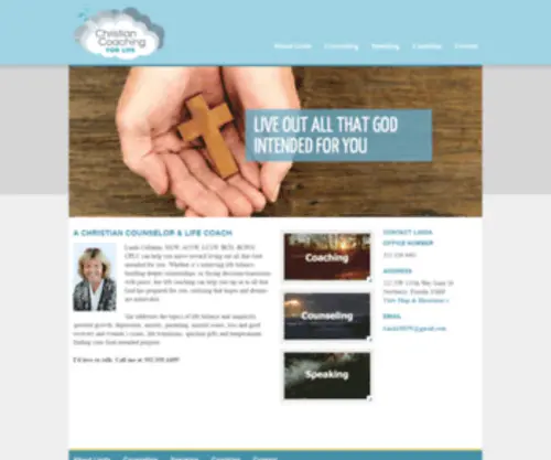 Christiancoachingforlife.com(Linda Callahan) Screenshot