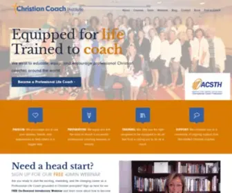 Christiancoachinstitute.com(Christian Life Coach Training and Certification) Screenshot