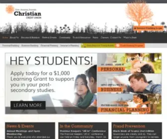 Christiancu.ca(Christian Credit Union) Screenshot