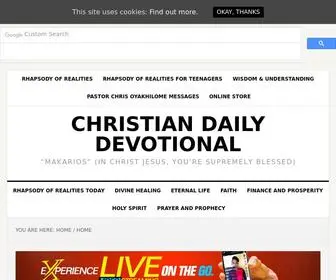 Christiandevotional.com.ng Screenshot