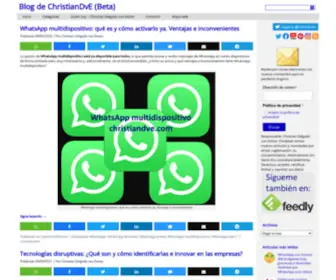 Christiandve.com(Calculadora de emisiones por la actividad en Internet) Screenshot