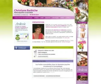 Christianebarbiche.fr(Auteur et Naturopathe (Moselle)) Screenshot