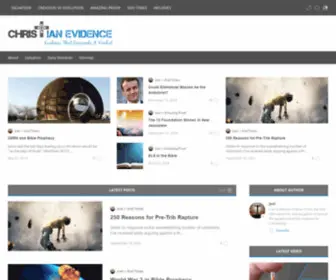 Christianevidence.net(Christian Evidence) Screenshot
