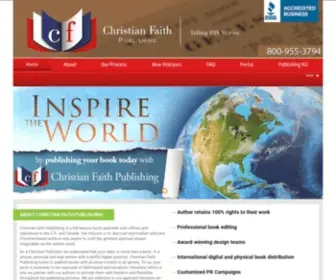 Christianfaithpublishing.com(Christian Faith Publishing) Screenshot