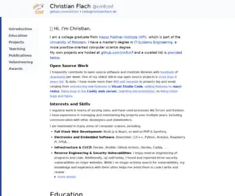 Christianflach.de(Christian Flach @cmfcmf) Screenshot