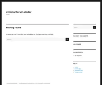 Christianforums4Today.com(Christianforum4today) Screenshot