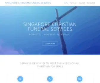 Christianfunerals.sg(One Stop Funeral Services & Casket Company in Singapore) Screenshot