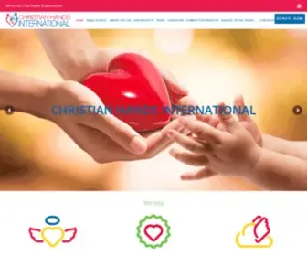 Christianhandsintl.com(Ukrainian Charitable Organization) Screenshot