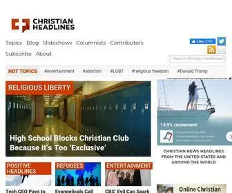 Christianheadlines.com(Christian News Headlines) Screenshot