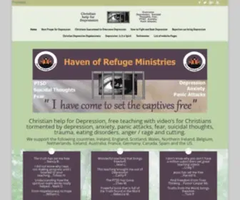 Christianhelpfordepression.org(Christian help for Depression) Screenshot