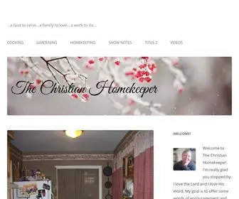 Christianhomekeeper.com(…a) Screenshot