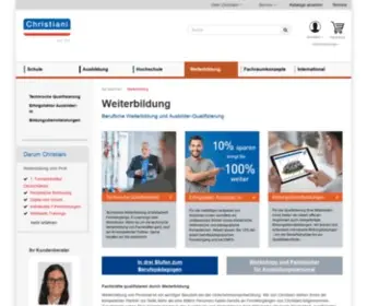 Christiani-Akademie.de(Berufliche Weiterbildung & Ausbilder) Screenshot