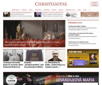 Christianitas.sk(JEDINÝ NEZÁVISLÝ MIENKOTVORNÝ PORTÁL NA KONZERVATÍVNEJ STRANE INTERNETU NA SLOVENSKU) Screenshot