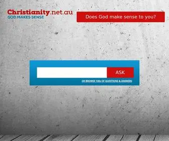 Christianity.net.au(God Makes Sense) Screenshot