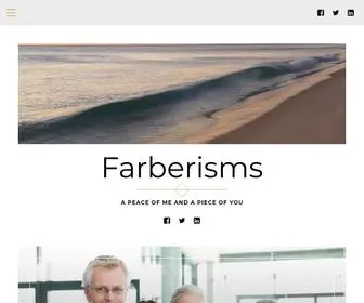 ChristianjFarber.com(Farberisms general theme) Screenshot