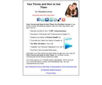 Christianlarsonyourforcesandhowtousethem.com(Your Forces and How to Use Them) Screenshot