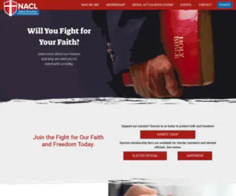 Christianlawmakers.com(National Association of Christian Lawmakers) Screenshot